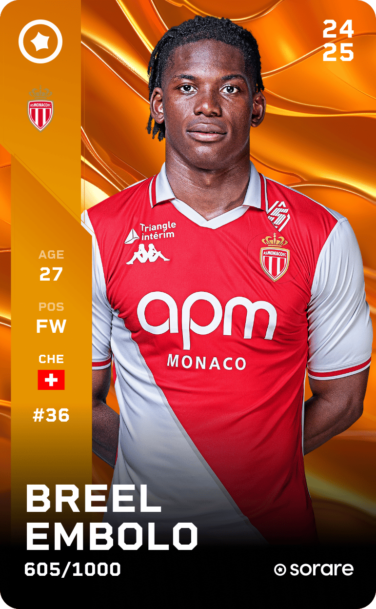 Breel Embolo 2024-25 • Limited 605/1000