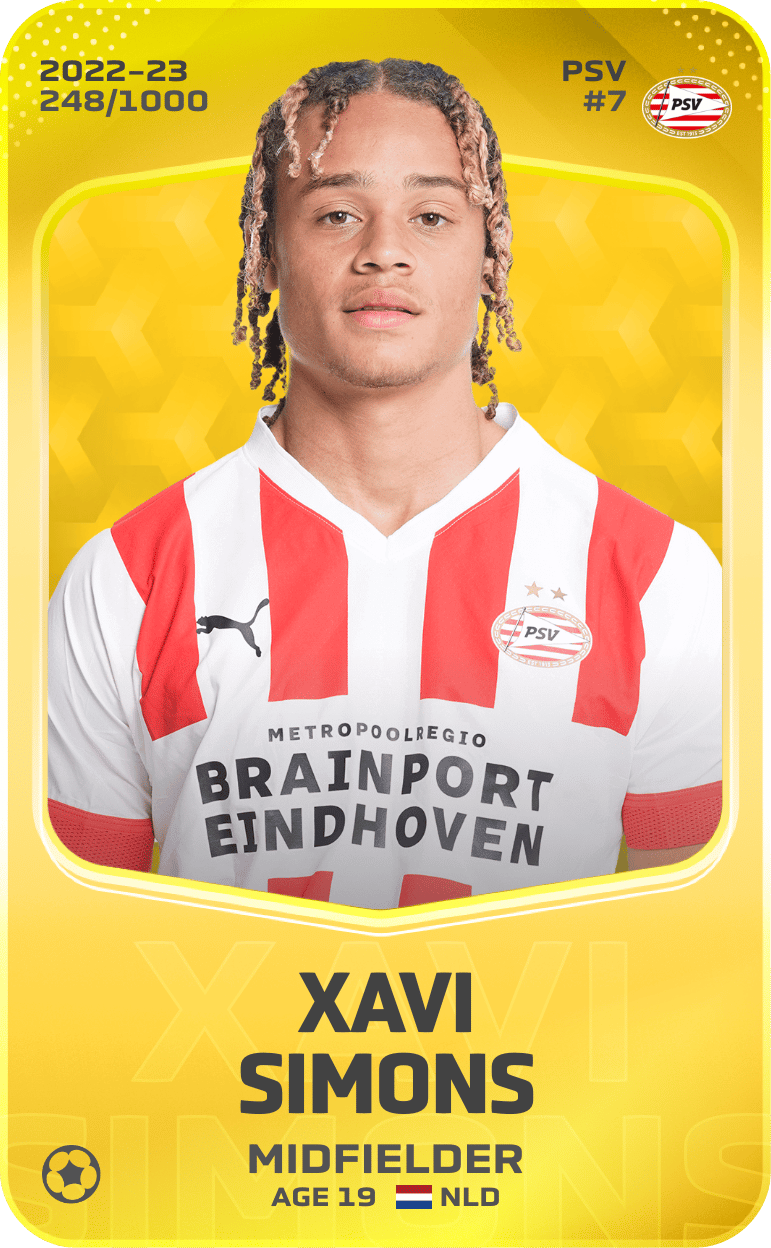 Xavi Simons 2022-23 • Limited 248/1000