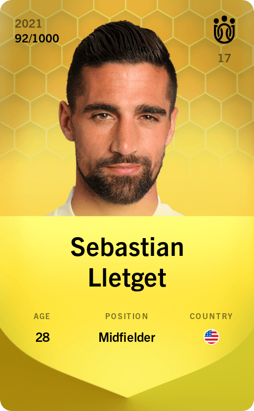 Sebastian Lletget 2021-22 • Limited 92/1000