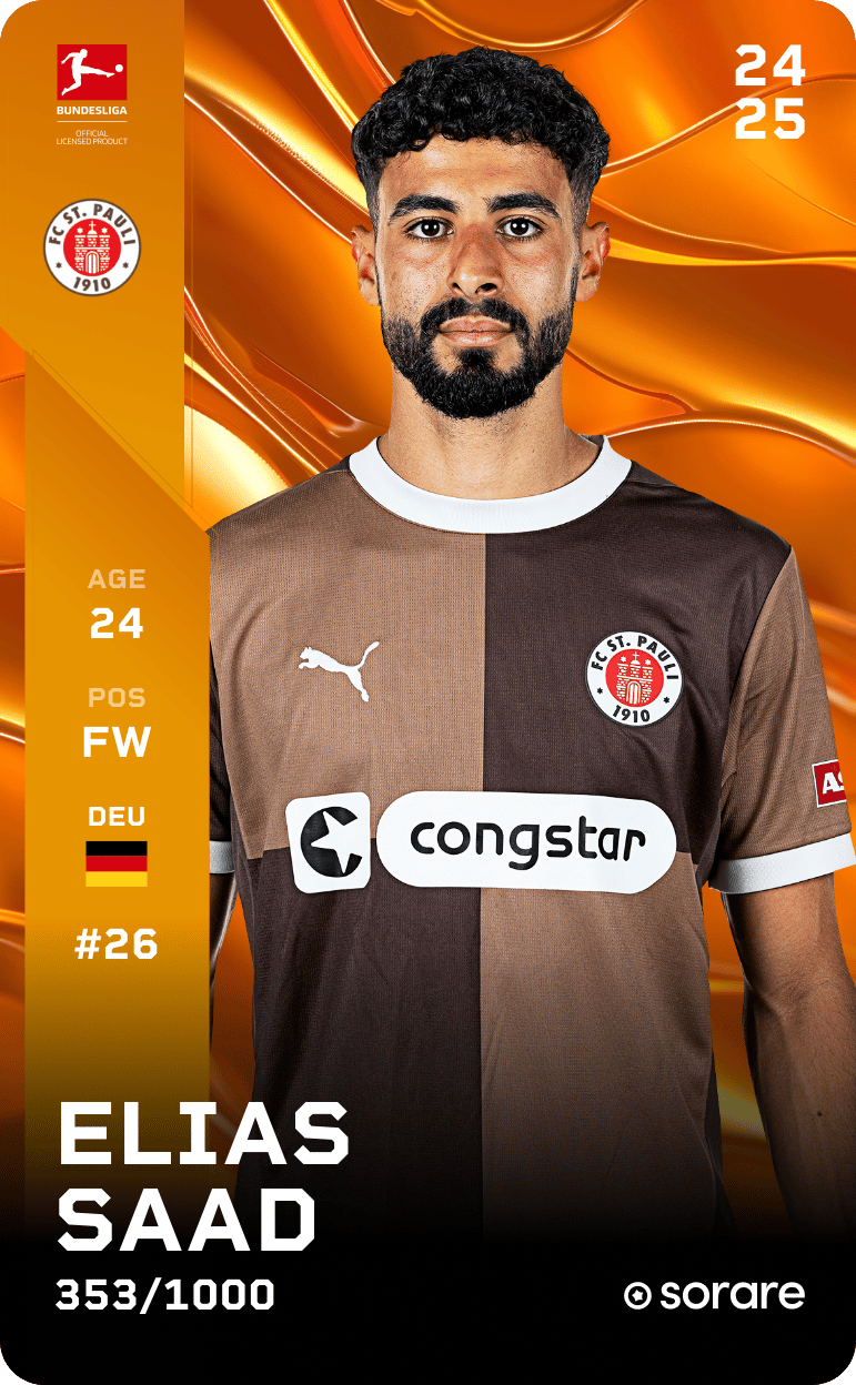 Elias Saad 2024-25 • Limited 353/1000