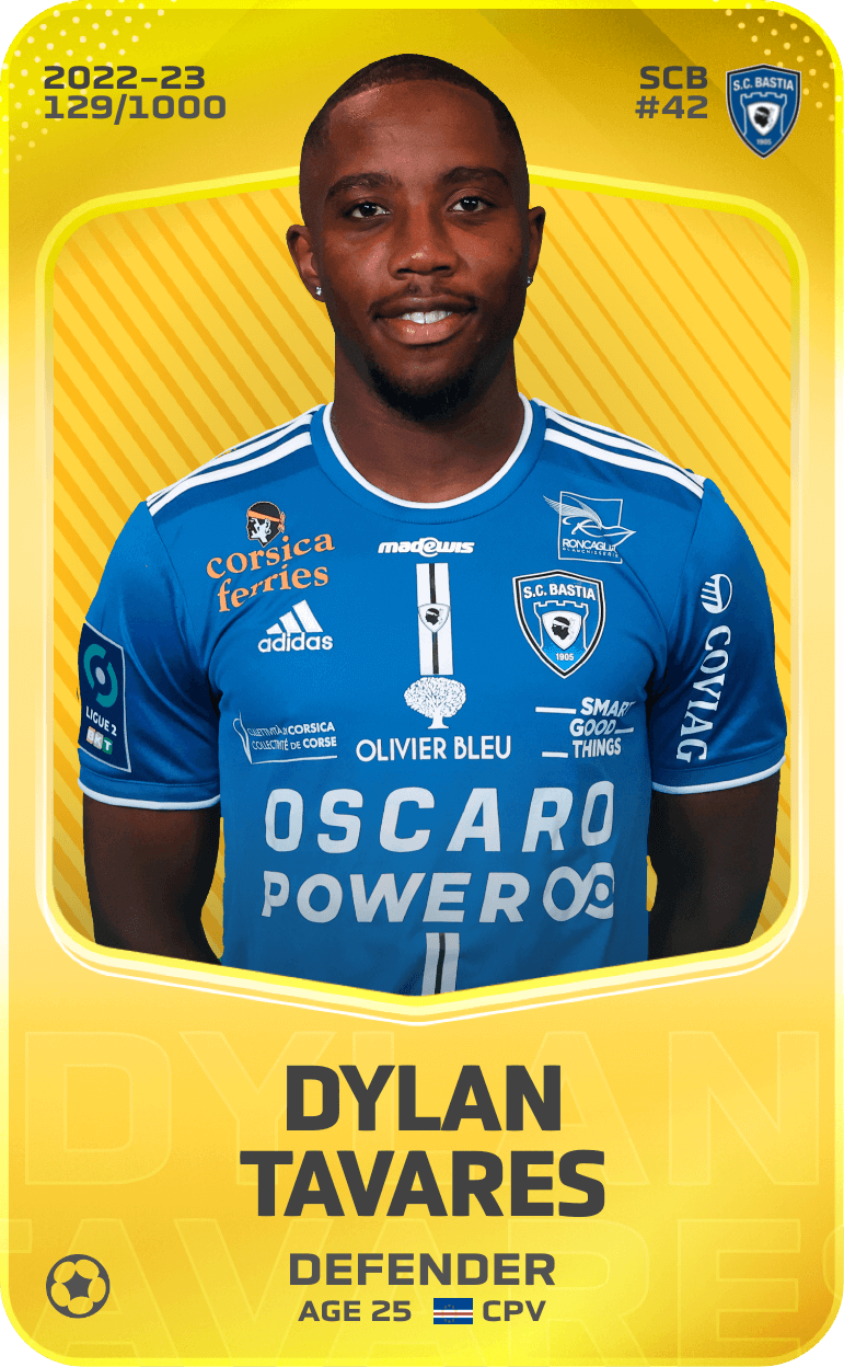 Dylan Tavares 2022-23 • Limited 129/1000