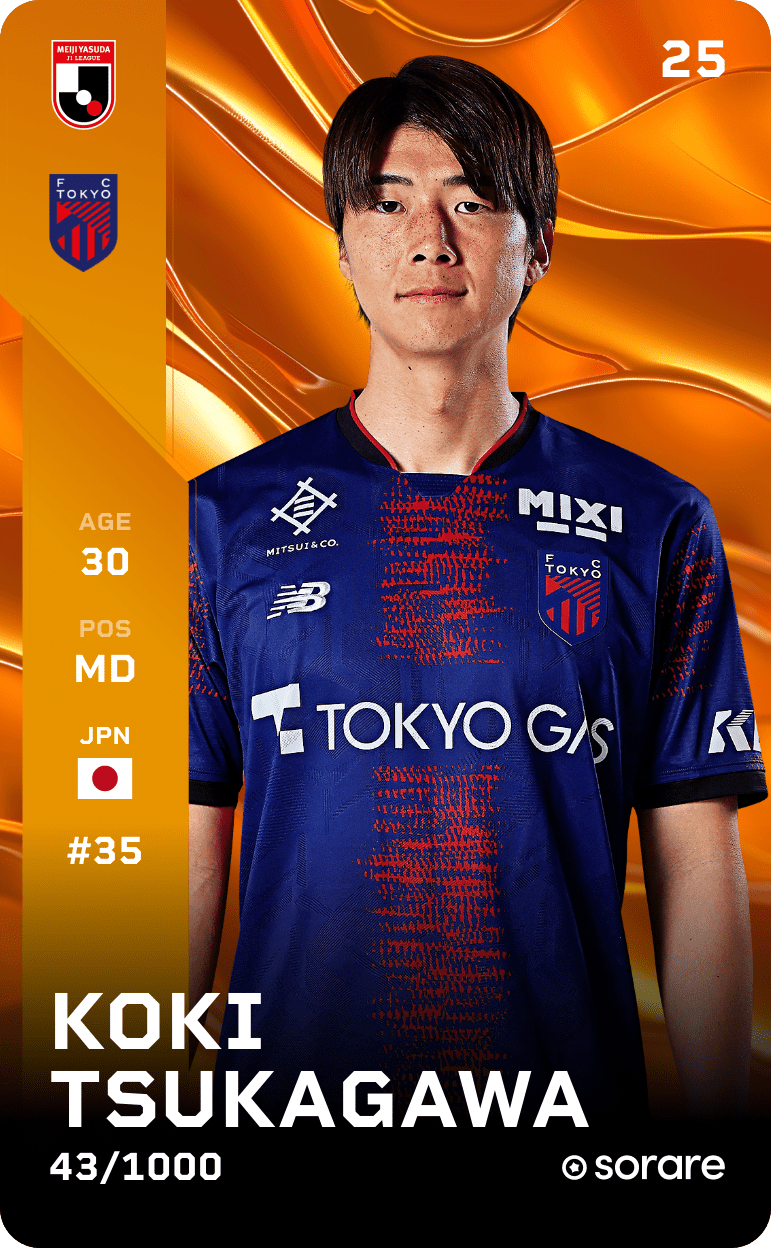 Koki Tsukagawa 2025-26 • Limited 43/1000