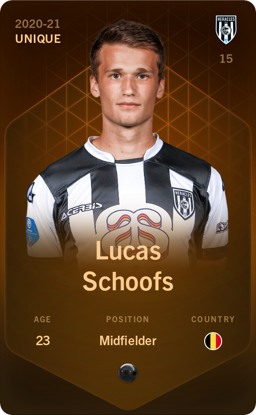 Sorare - Sorare Official - Lucas Schoofs 2020-21 • Unique - NFT # 38011729927463495799608460700514080825198223961218039428850832496368099683719