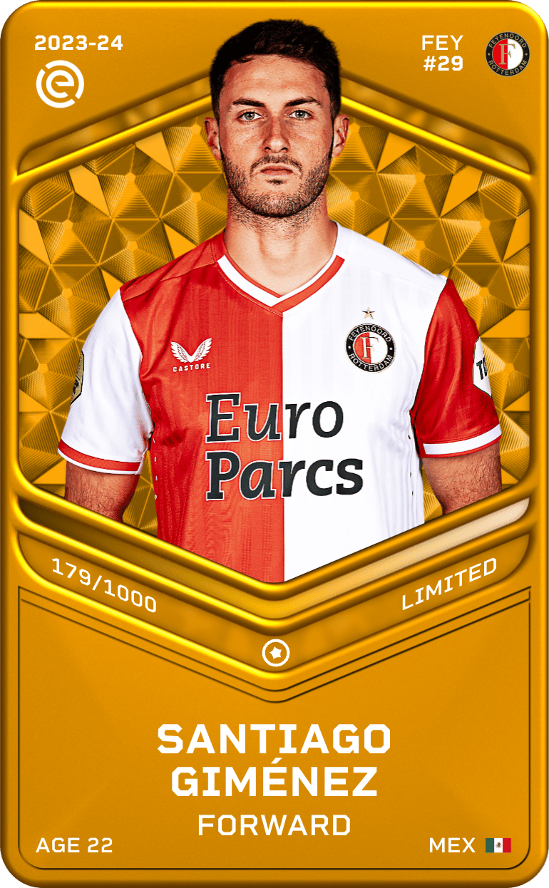 Santiago Giménez 2023-24 • Limited 179/1000