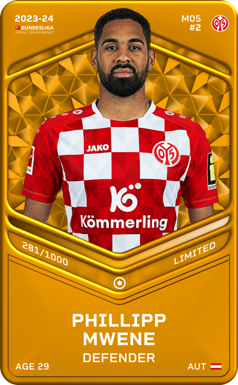 Phillipp Mwene 2023-24 • Limited 281/1000