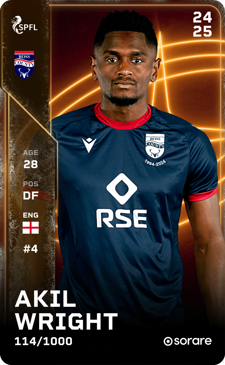 Akil Wright 2024-25 • Limited 114/1000