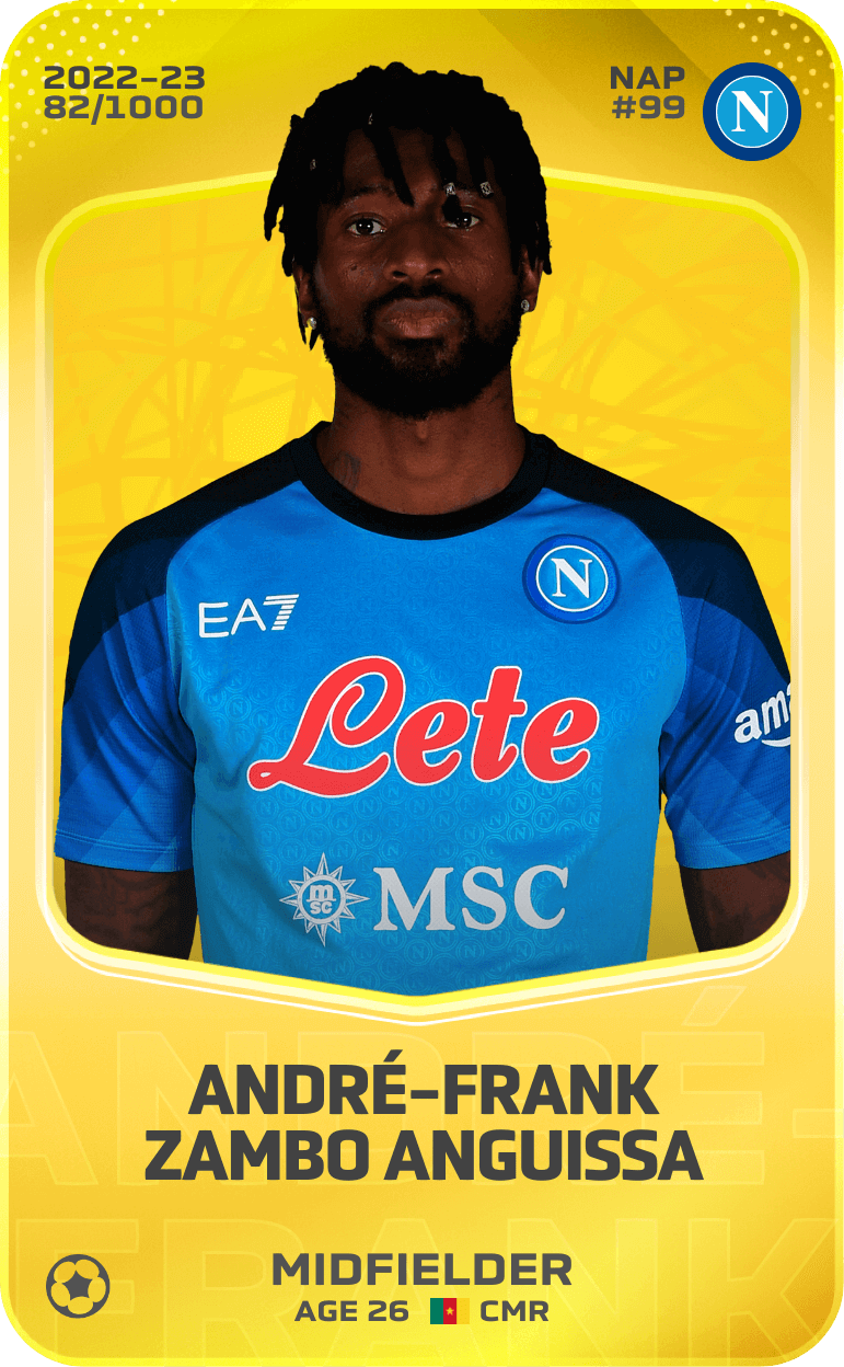 André-Frank Zambo Anguissa 2022-23 • Limited 82/1000