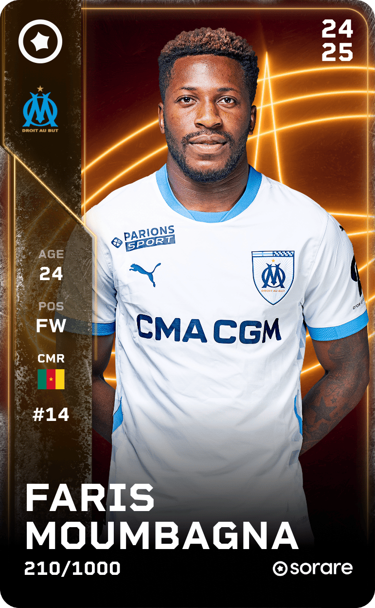 Faris Moumbagna 2024-25 • Limited 210/1000
