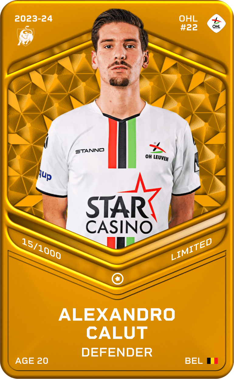 Alexandro Calut 2023-24 • Limited 15/1000