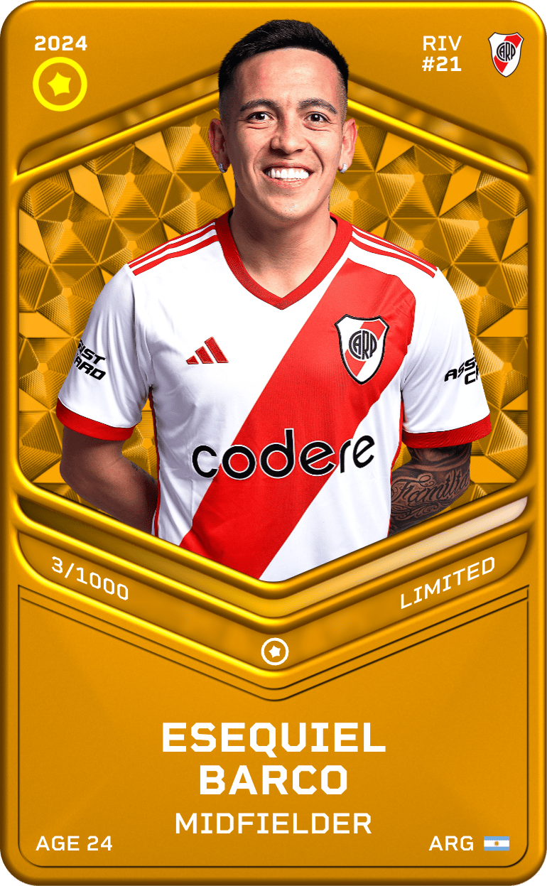 Esequiel Barco 2024-25 • Limited 3/1000