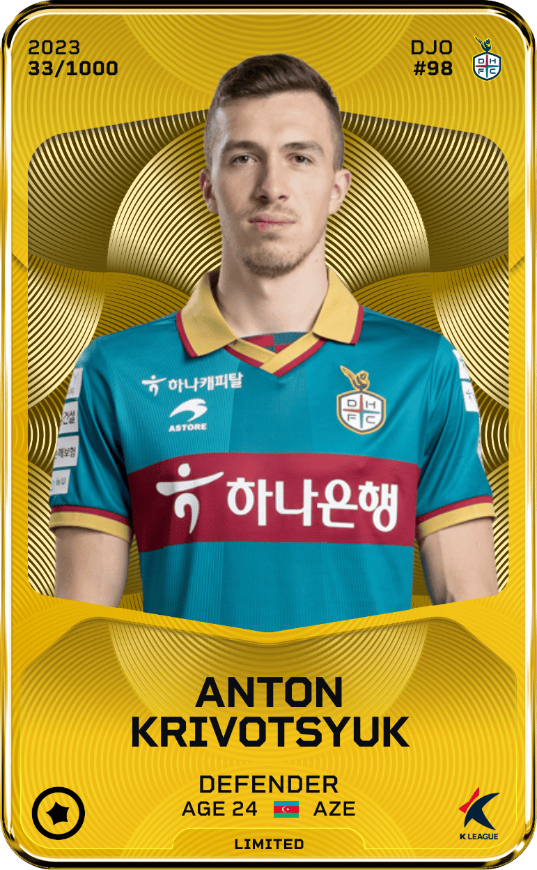 Anton Krivotsyuk 2023-24 • Limited 33/1000