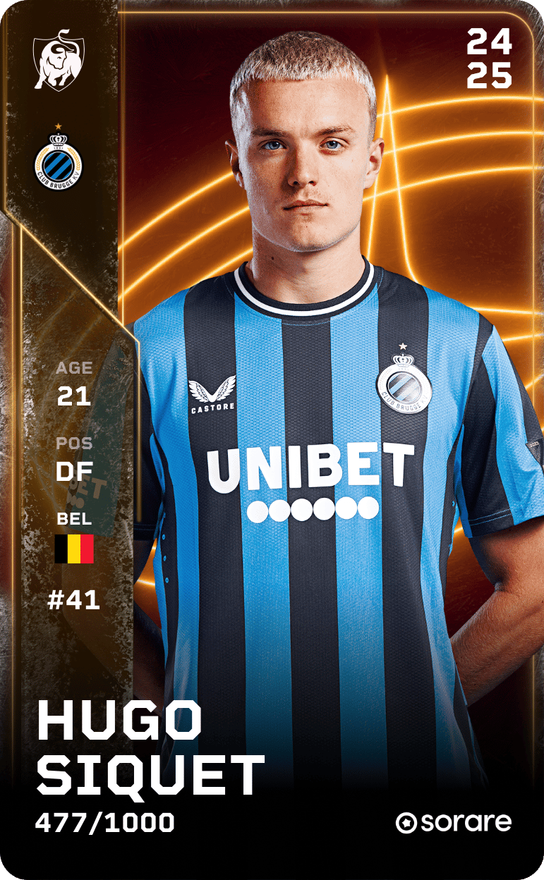 Hugo Siquet 2024-25 • Limited 477/1000