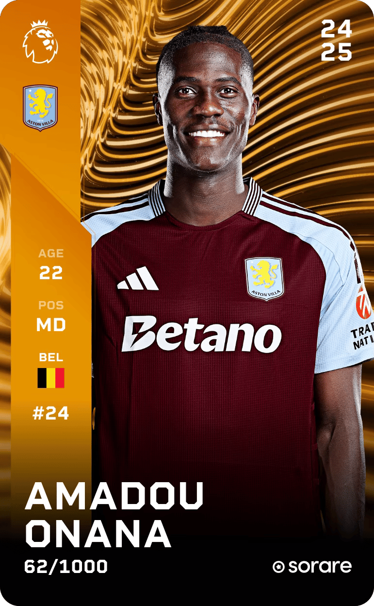 Amadou Onana 2024-25 • Limited 62/1000