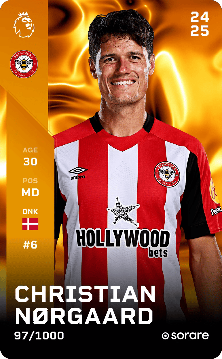 Christian Nørgaard 2024-25 • Limited 97/1000