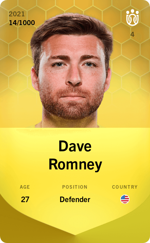 Dave Romney 2021-22 • Limited 14/1000