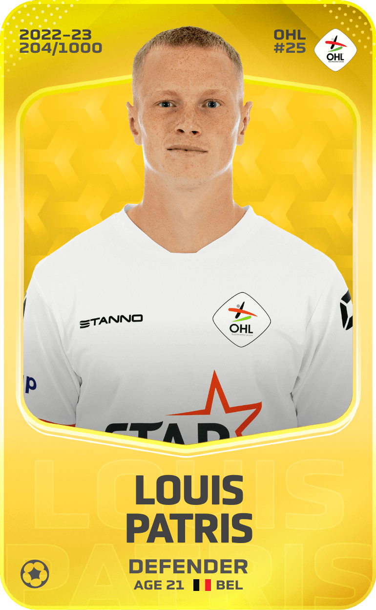 Louis Patris 2022-23 • Limited 204/1000