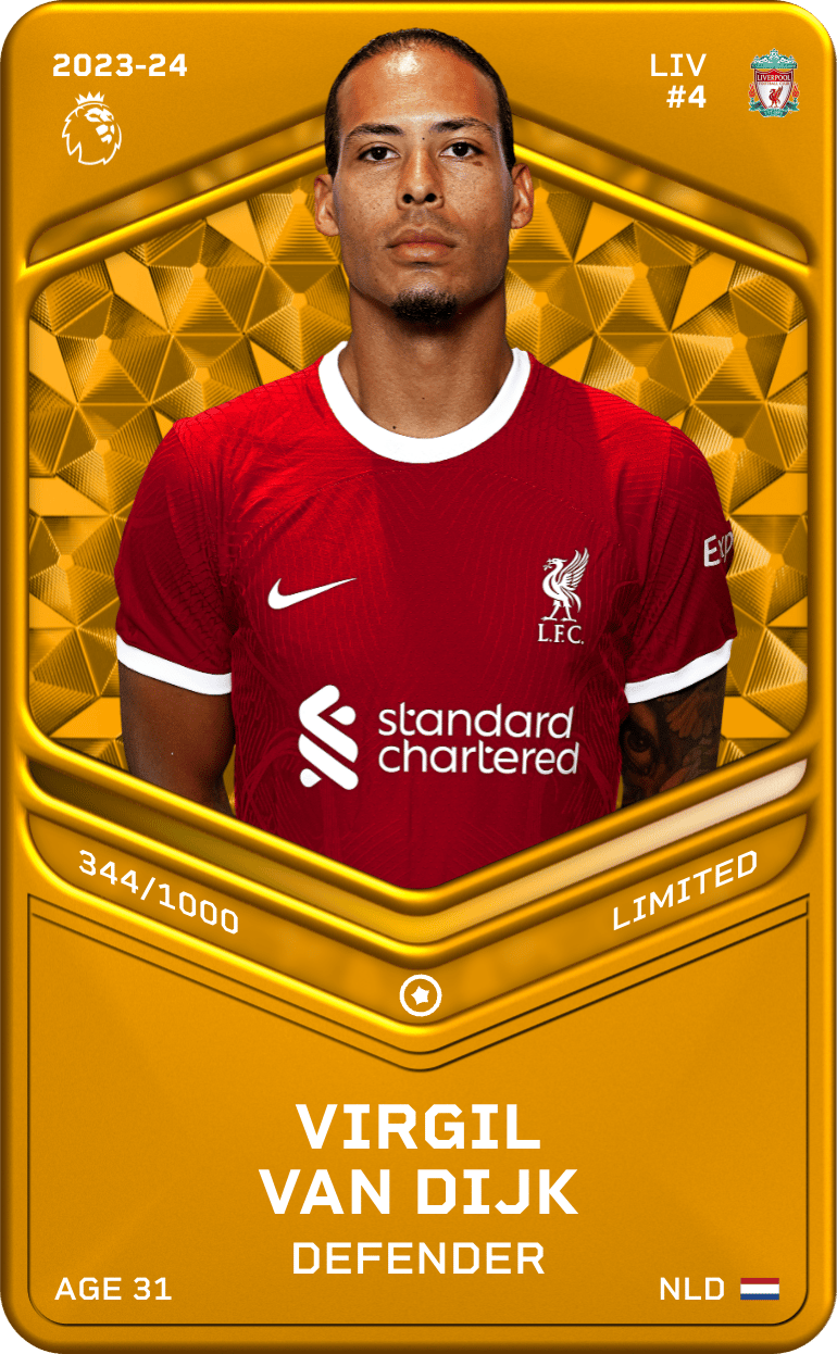 Virgil van Dijk 2023-24 • Limited 344/1000