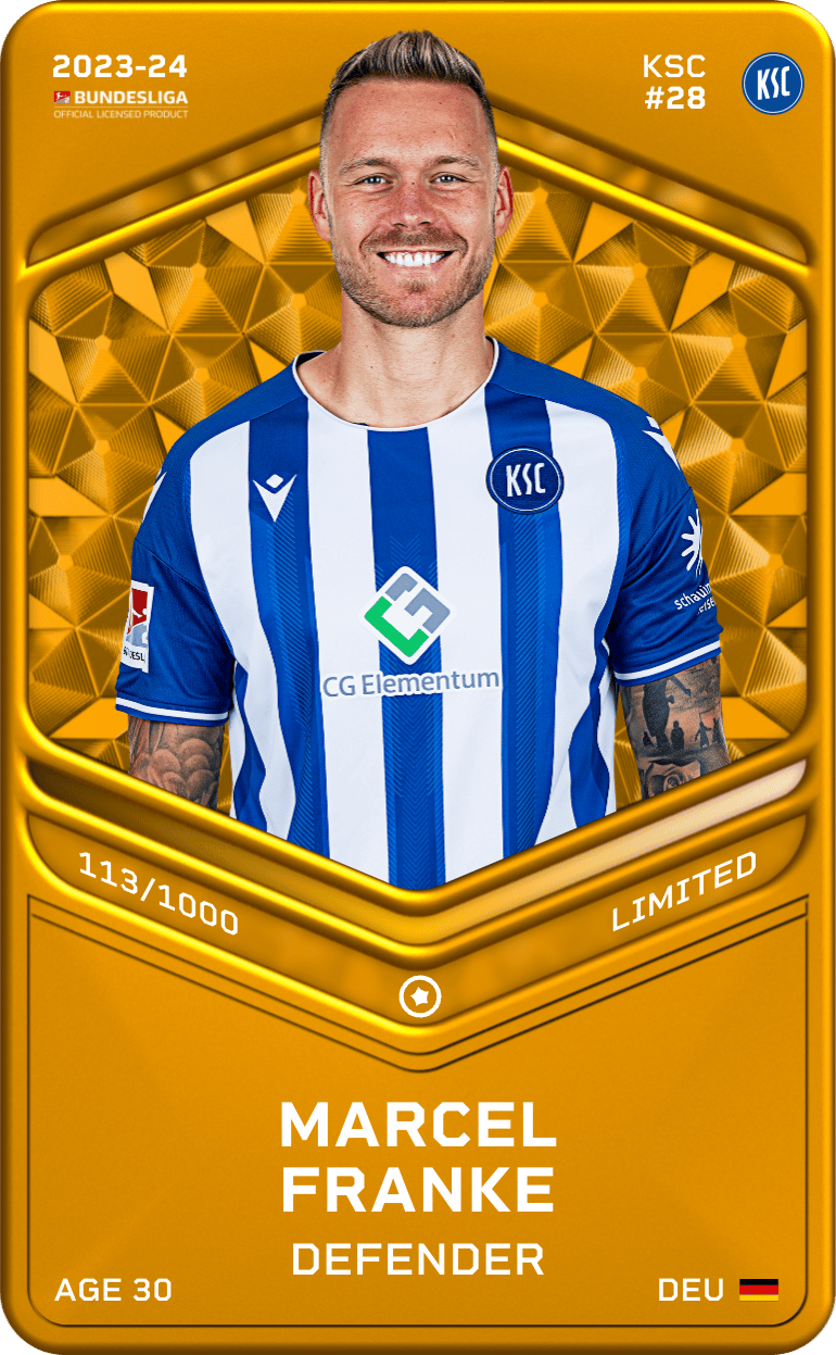Marcel Franke 2023-24 • Limited 113/1000