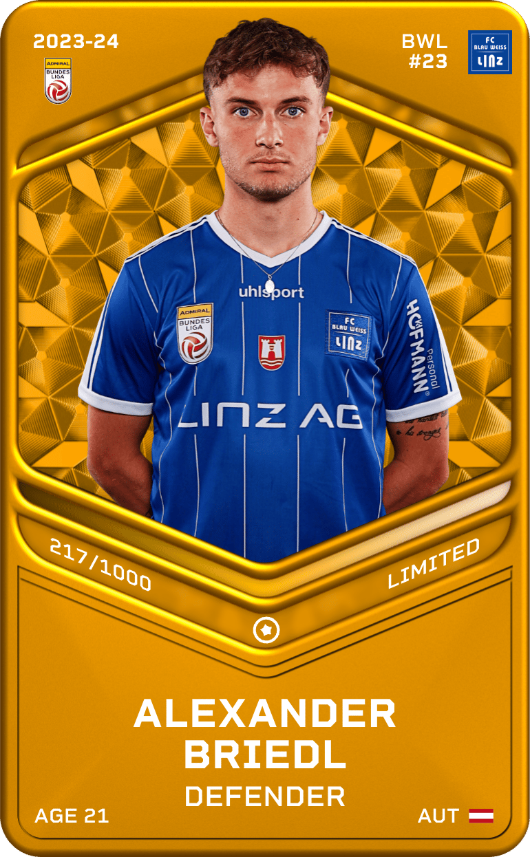Alexander Briedl 2023-24 • Limited 217/1000