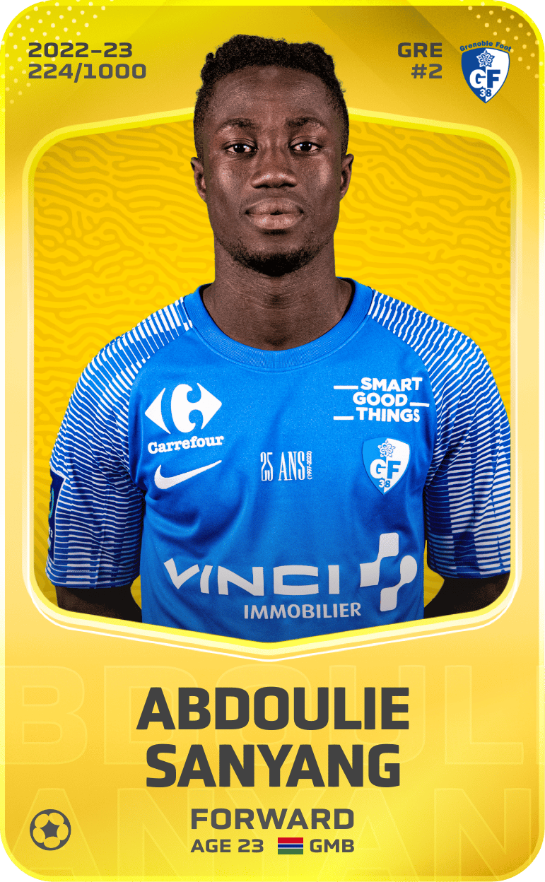 Abdoulie Sanyang 2022-23 • Limited 224/1000