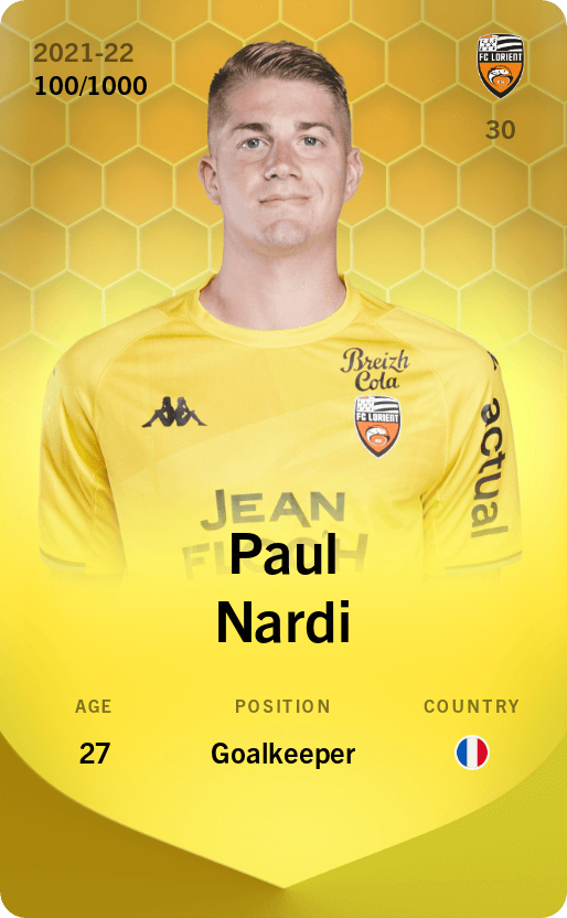 Paul Nardi 2021-22 • Limited 100/1000