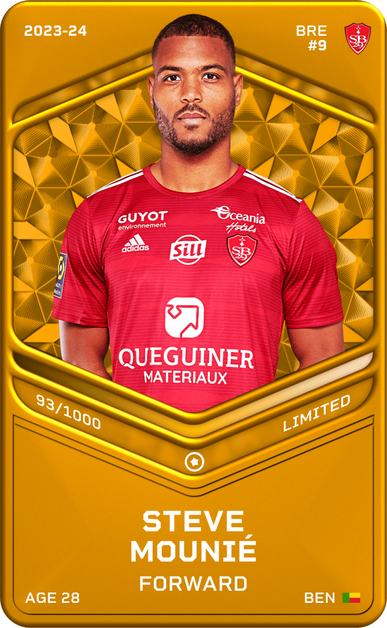 Steve Mounié 2023-24 • Limited 93/1000