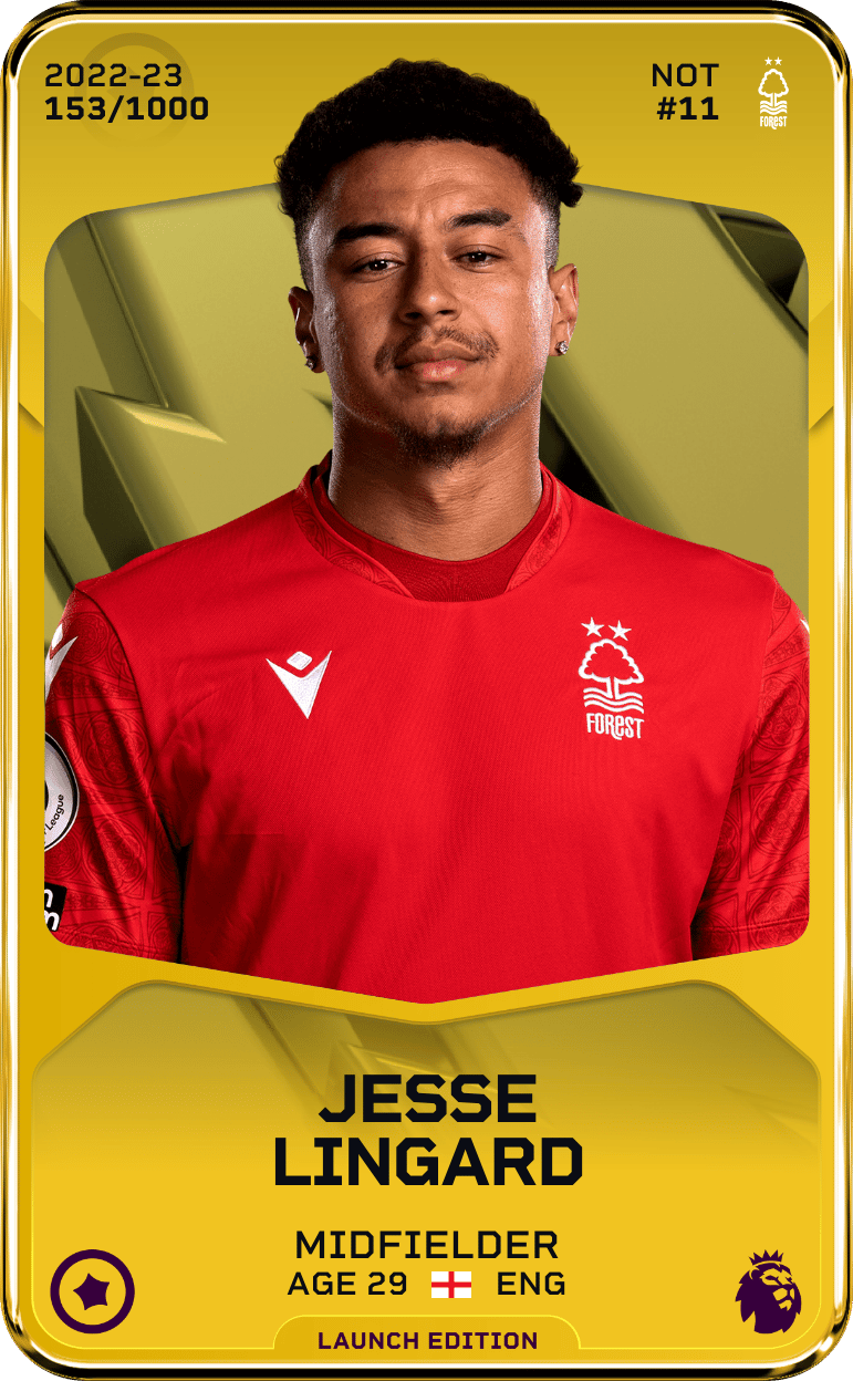 Jesse Lingard 2022-23 • Limited 153/1000