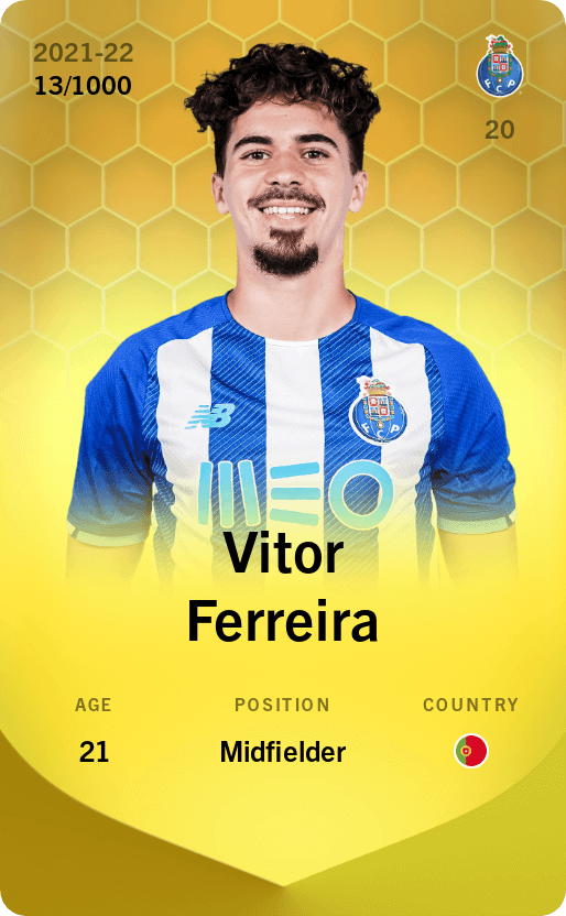 Vitor Ferreira 2021-22 • Limited 13/1000