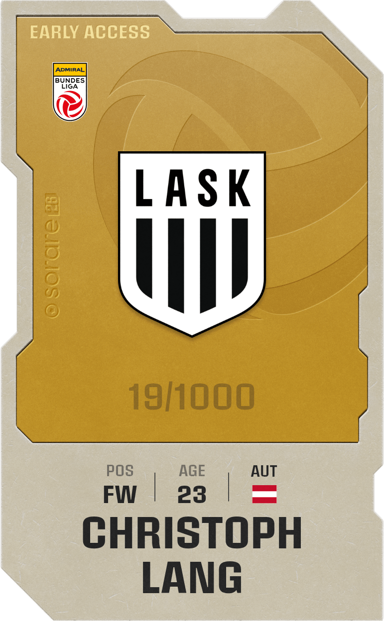 Christoph Lang 2025-26 • Limited 19/1000