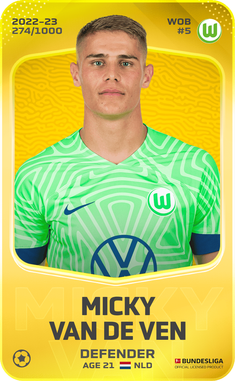 Micky van de Ven 2022-23 • Limited 274/1000