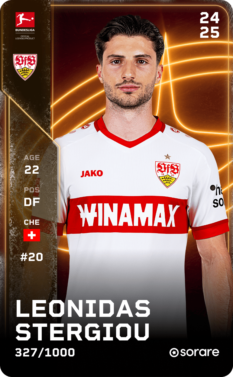 Leonidas Stergiou 2024-25 • Limited 327/1000