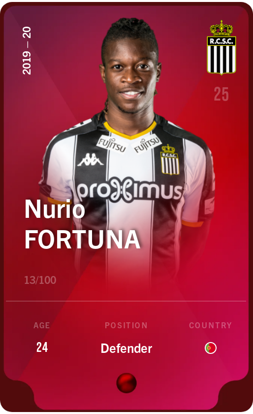 Sorare - Sorare Official - Nurio Fortuna 2019-20 • Rare 13/100 - NFT # 17533467136812063178816297373994902662854104216047805823483499868816045393267