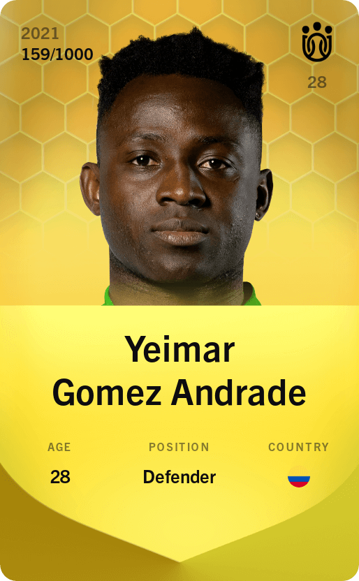 Yeimar Gomez Andrade 2021-22 • Limited 159/1000