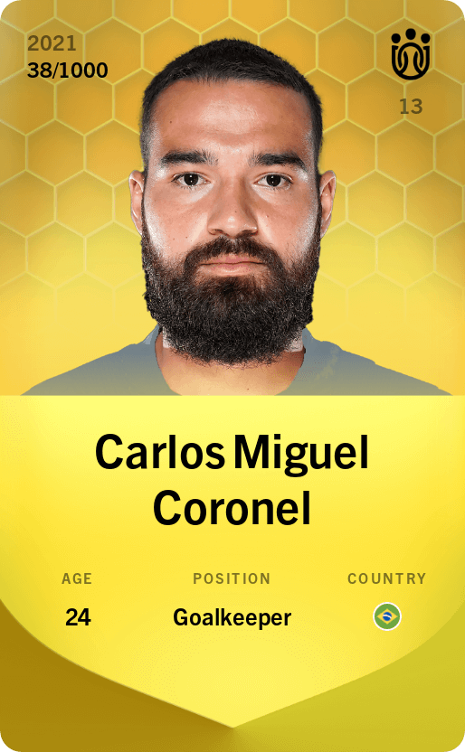 Carlos Miguel Coronel 2021-22 • Limited 38/1000