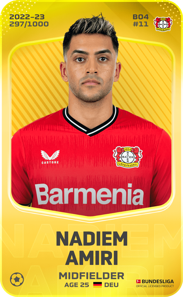 Nadiem Amiri 2022-23 • Limited 297/1000
