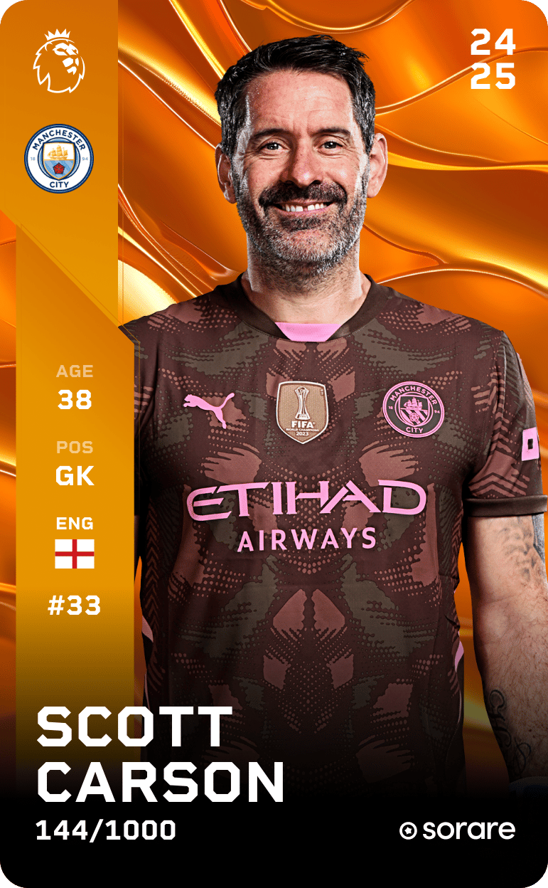 Scott Carson 2024-25 • Limited 144/1000