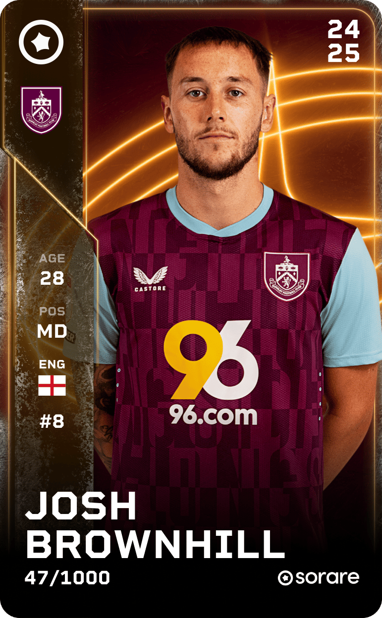Josh Brownhill 2024-25 • Limited 47/1000