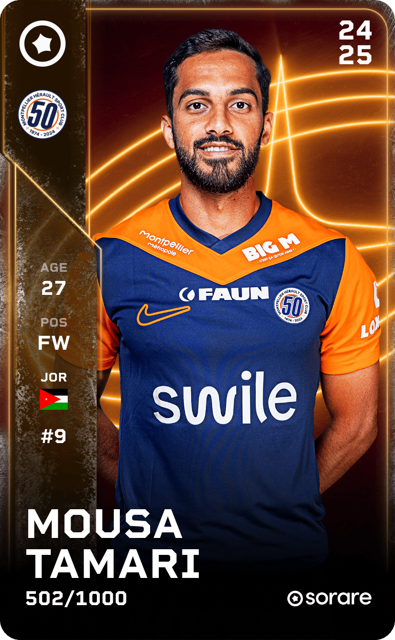 Mousa Tamari 2024-25 • Limited 502/1000