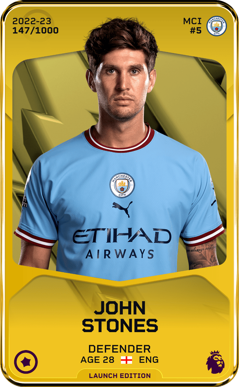 John Stones 2022-23 • Limited 147/1000