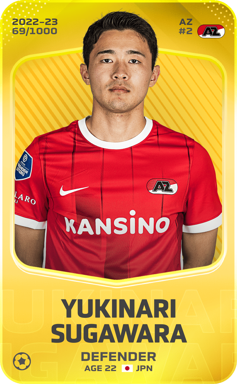 Yukinari Sugawara 2022-23 • Limited 69/1000