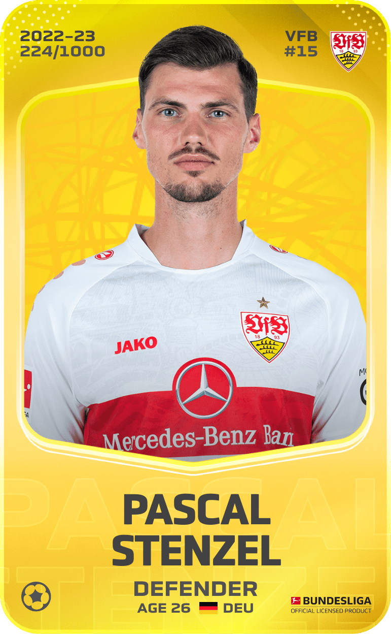 Pascal Stenzel 2022-23 • Limited 224/1000