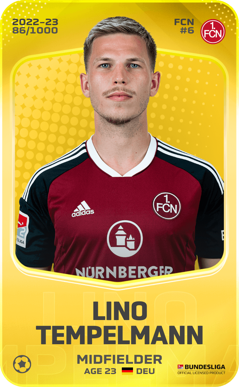 Lino Tempelmann 2022-23 • Limited 86/1000