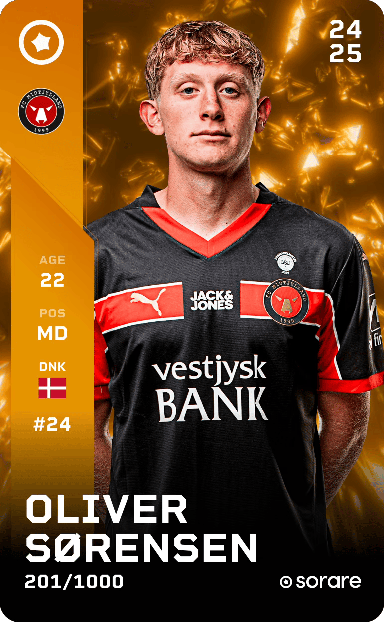 Oliver Sørensen 2024-25 • Limited 201/1000