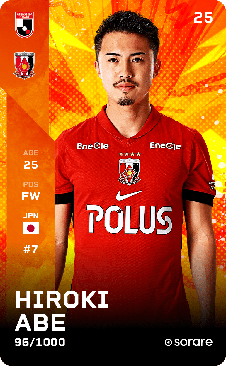 Hiroki Abe 2025-26 • Limited 96/1000