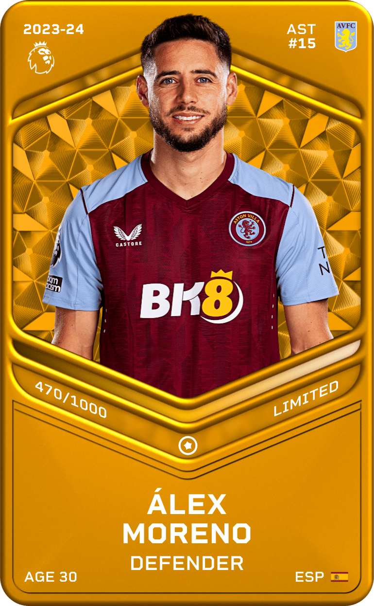Álex Moreno 2023-24 • Limited 470/1000