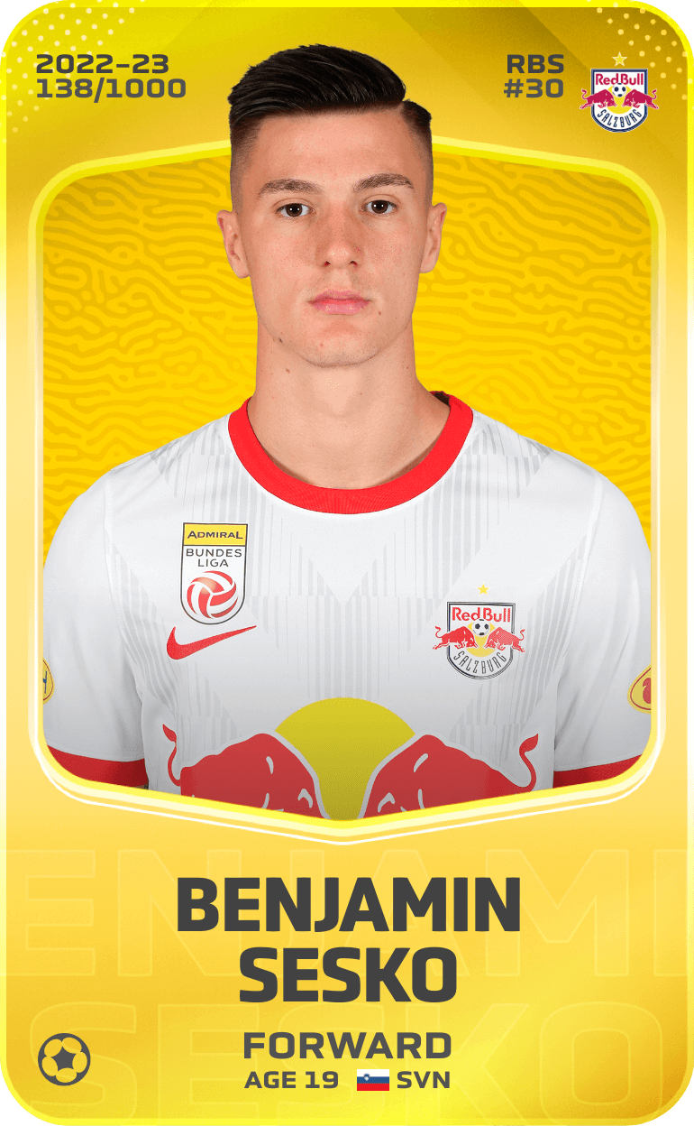 Benjamin Sesko 2022-23 • Limited 138/1000