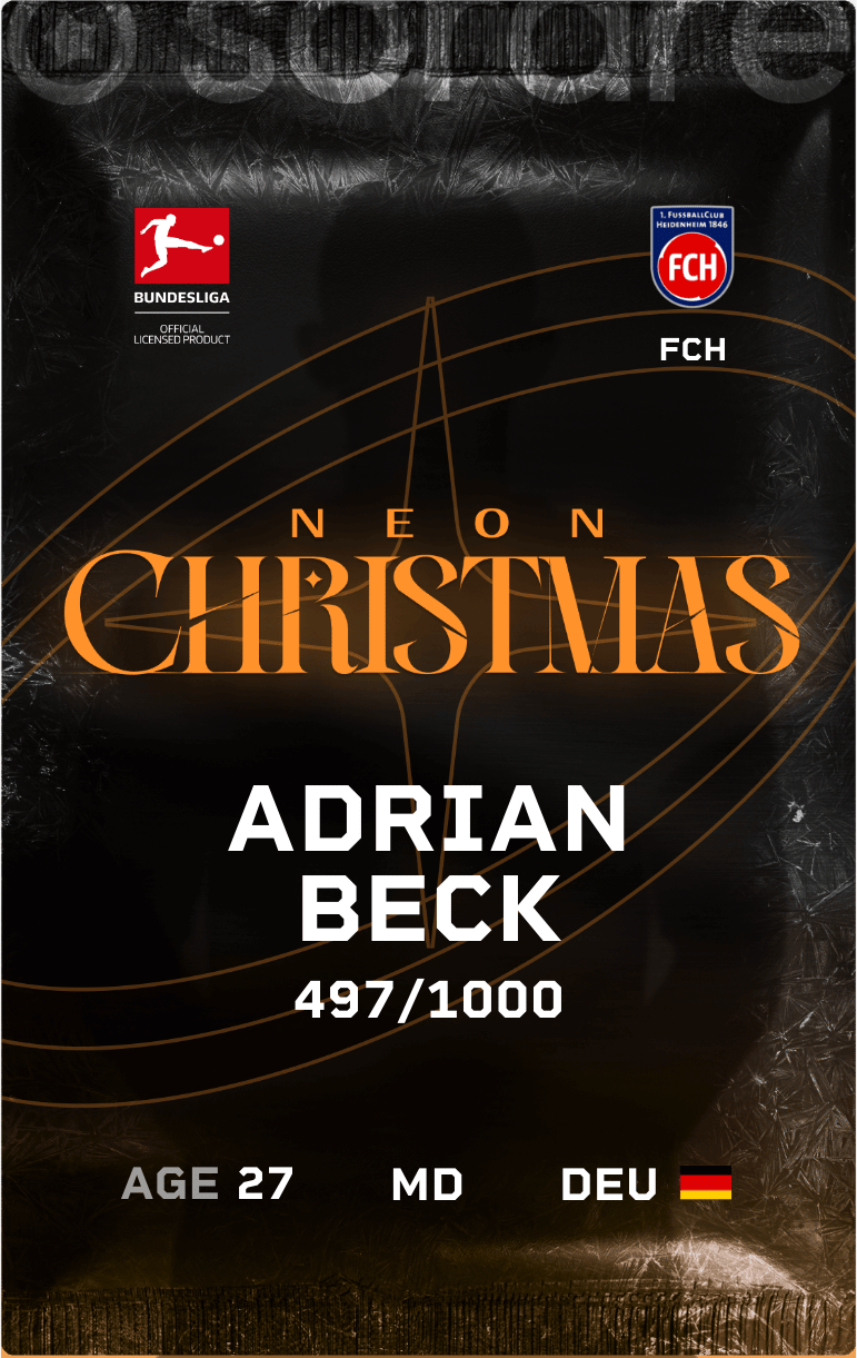 Adrian Beck 2024-25 • Limited 497/1000