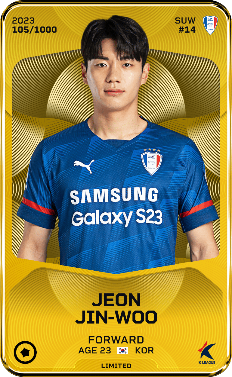 Jeon Jin-Woo 2023-24 • Limited 105/1000