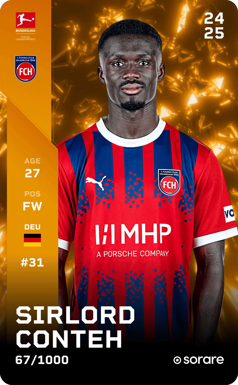 Sirlord Conteh 2024-25 • Limited 67/1000