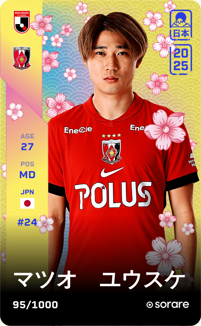Yusuke Matsuo 2025-26 • Limited 95/1000